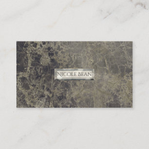 Carte De Visite Marbre de verre Granite Shimmer Style design éléga