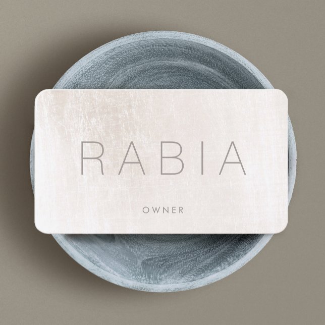 Carte De Visite Marbre d'ivoire chic moderne (Créateur téléchargé)