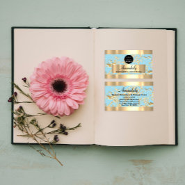 Carte De Visite Marbre d'or Parties scintillant Mode Beauté Boutiq