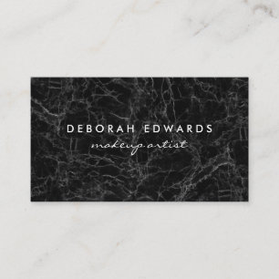 Carte De Visite Marbre noir exquis