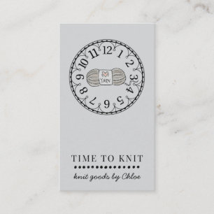 Carte De Visite Marchandises Knit artisanales