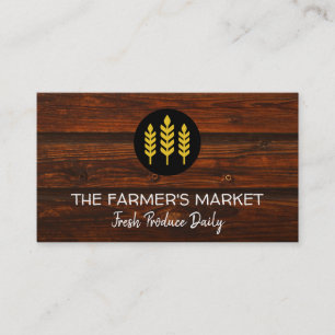 Carte De Visite Marché de producteurs