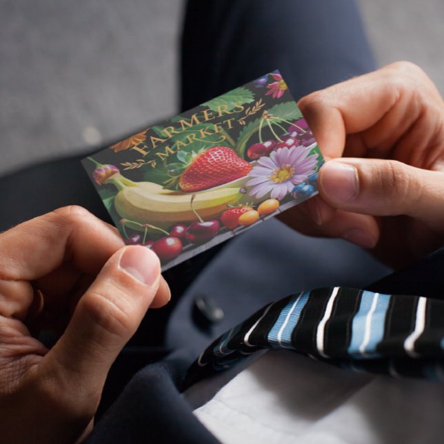 Carte De Visite Marché des agriculteurs (A) (Créateur téléchargé)