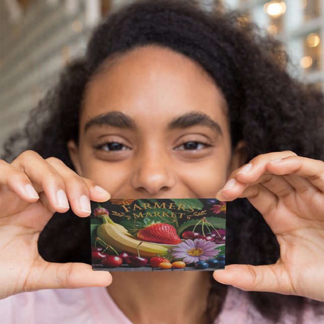 Carte De Visite Marché des agriculteurs (A) (Créateur téléchargé)