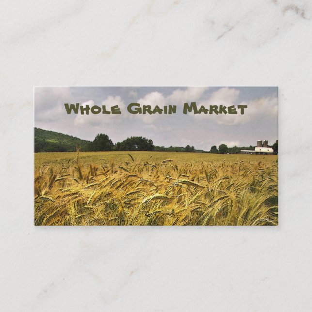 Carte De Visite Marché du grain entier (Devant)