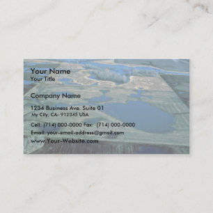 Carte De Visite Marécage de nid de poule de prairie