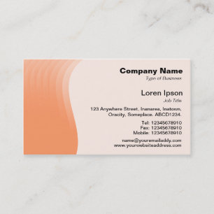 Carte De Visite Marge de vague V2 - Pêche