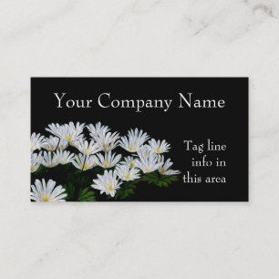 Carte De Visite Marguerites peintes