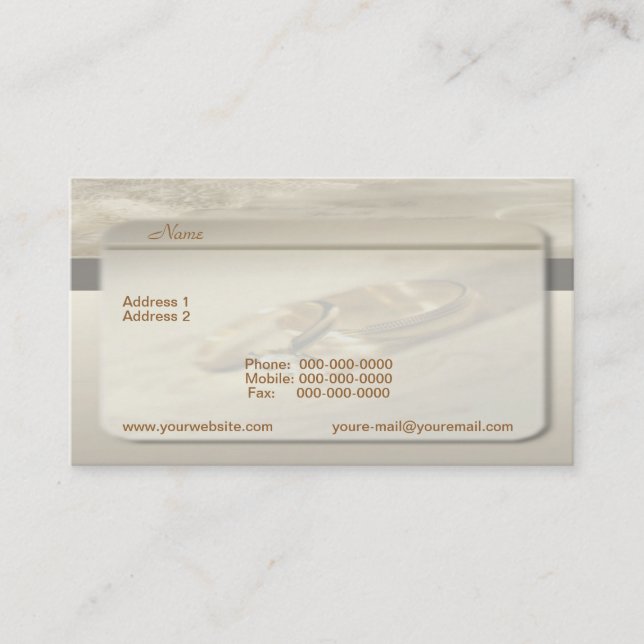 Carte de visite mariage (Devant)