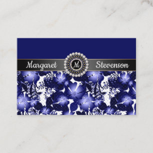 Carte De Visite Mariage Anniversaire gris ruban satin perles flora