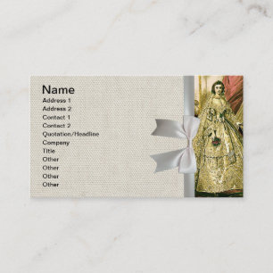 Carte De Visite Mariage Antique de la Mariée