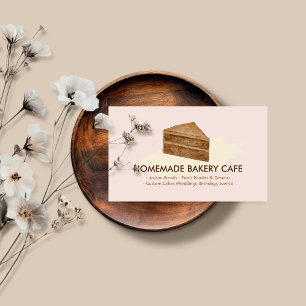 Carte De Visite Mariage biscuits gâteaux boulangerie d'anniversair