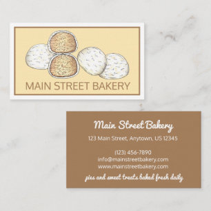 Carte De Visite Mariage mexicain italien Cookies Boules de neige b