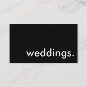 Carte De Visite mariages.