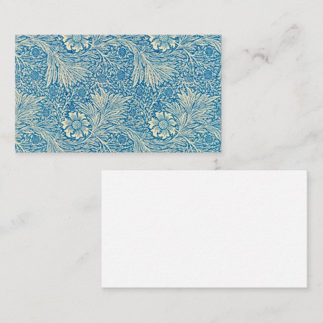 Carte De Visite Marigold, 1875, par William Morris (Devant / Derrière)