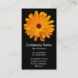 Carte De Visite Marigold orange - Noir