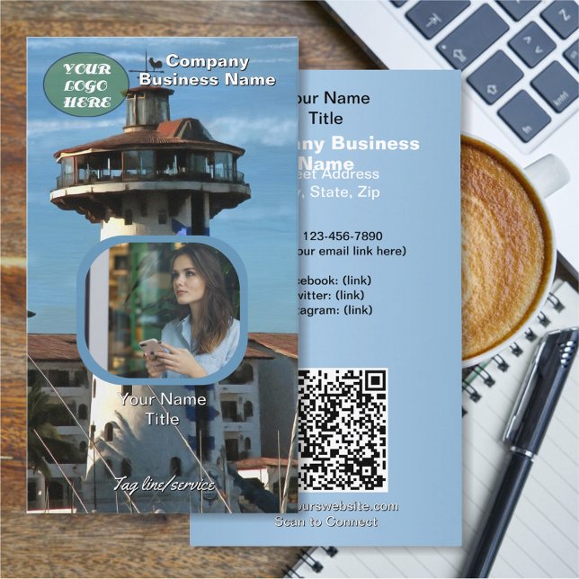 Carte De Visite Marina Vallarta 0948 QR Code (Créateur téléchargé)