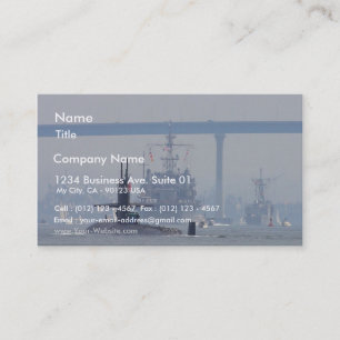 Carte De Visite Marine de bateaux nucléaires de sous-marins de