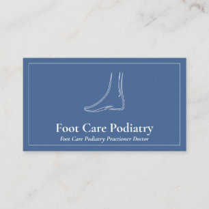 Carte De Visite Marine Marque Massage de pieds Soins Podiatriatrie