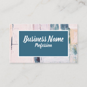 Carte De Visite Marketing d'entreprise turquoise abstrait