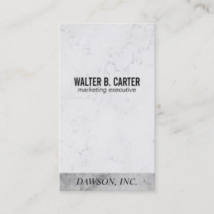 Carte De Visite Marketing   Marbre   Executive II