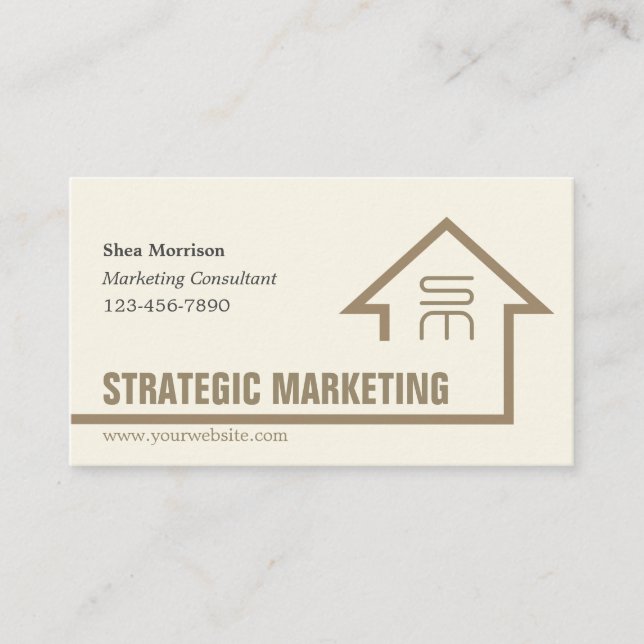 Carte de visite marketing stratégique (Devant)