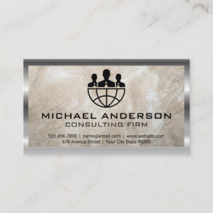 Carte De Visite Marketing   Ventes   Logo d'entreprise de conseil