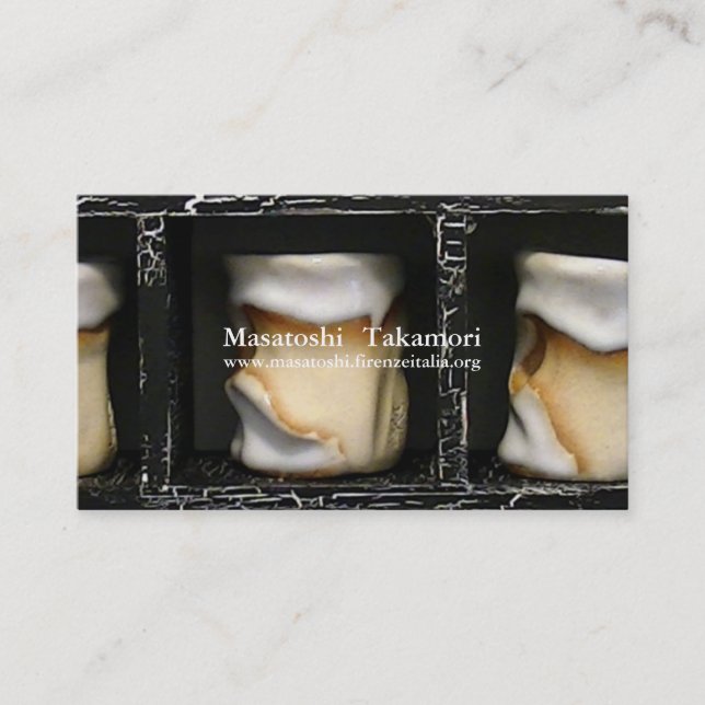 Carte De Visite Masatoshi　Takamori (Devant)