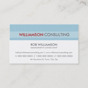 CARTE DE VISITE MASCULINE :: pinstripe minimal 14
