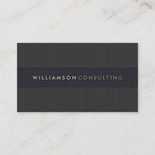 CARTE DE VISITE MASCULINE :: simple pinstripe 3D 1