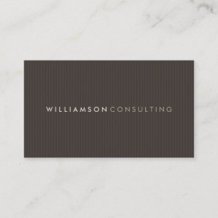 CARTE DE VISITE MASCULINE :: simple pinstripe 6