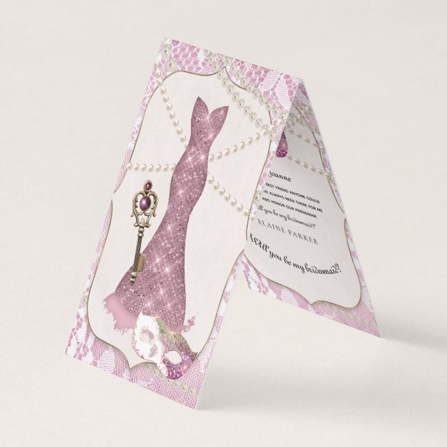 Carte De Visite Masque principal magique de mannequin de forme de (Devant)