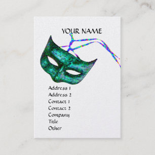 Carte De Visite MASQUERADE PARTI or