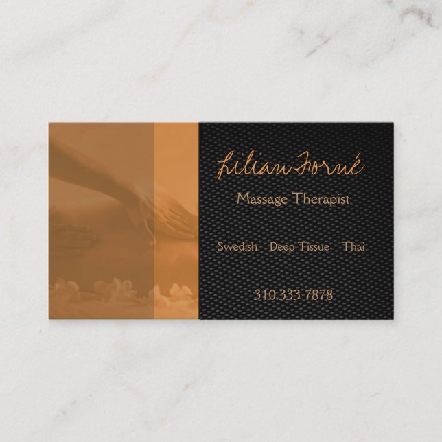 Carte De Visite Massage (Devant)