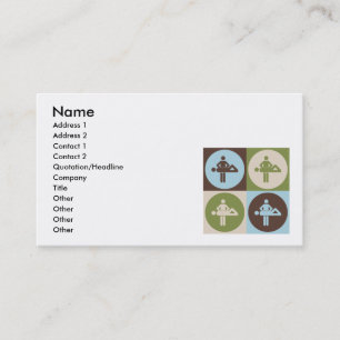 Carte De Visite Massage d'art de bruit