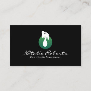 Carte De Visite Massage professionnel des pieds Thérapie Réflexo
