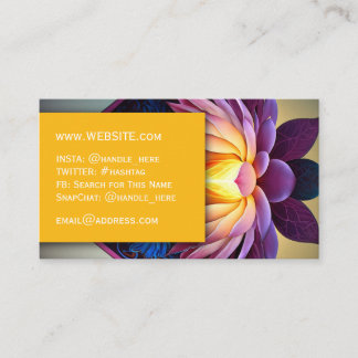 Carte De Visite Massage Spa Salon Nails Professional Executive