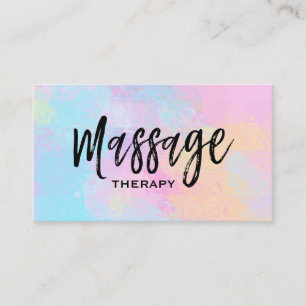 Carte De Visite *~* Massage Thérapie Abstraite