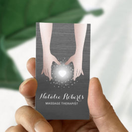 Carte De Visite Massage Thérapie Reiki Energie Healing Mains