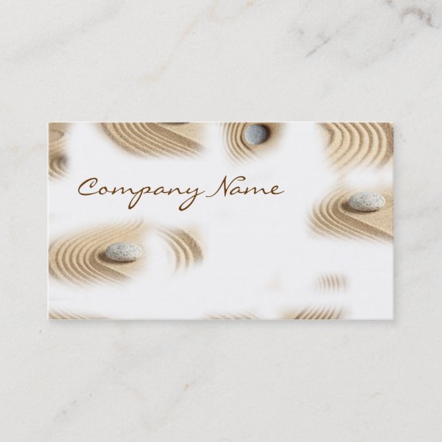 Carte De Visite Masseur/massage/plage d'hôtel Chambre de SPA (Devant)