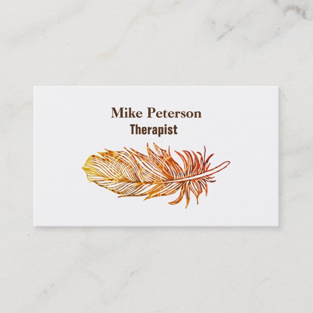 Carte de visite mat UV fait sur commande de (Devant)