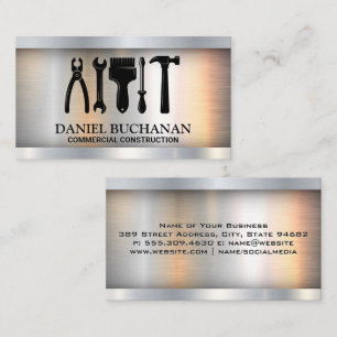 Carte De Visite Matériel   Outils de menuiserie