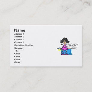 Carte De Visite Matin Avant Humour Café