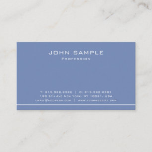 Carte De Visite Matte élégante professionnelle simple moderne à