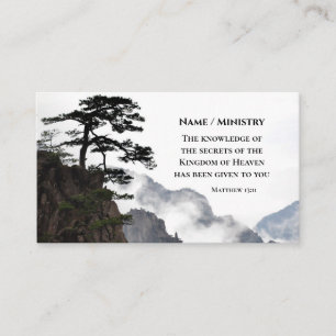 Carte De Visite Matthew 13:11 Secrets of the Kingdom of Heaven