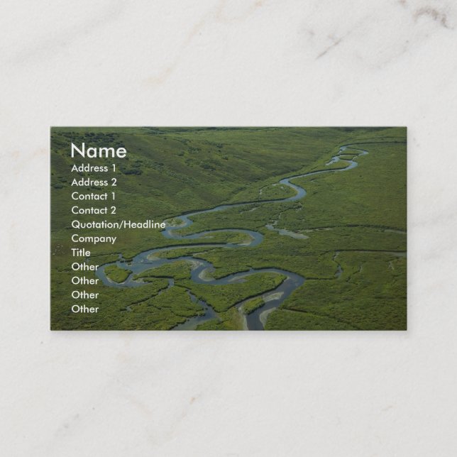 Carte De Visite Meandering (Devant)
