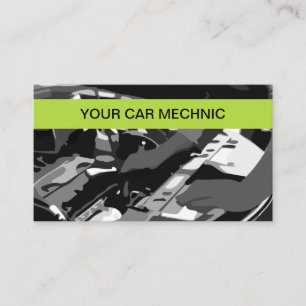 Carte De Visite Mécanicien de réparation automobile mobile