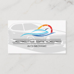 Carte De Visite Mécanicien Entretien de voiture Pièces automob