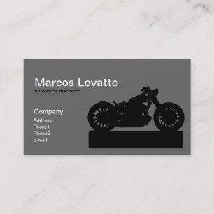 Carte De Visite mécanicien moto