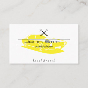 Carte De Visite Mécanique Ingénieur Dépouille